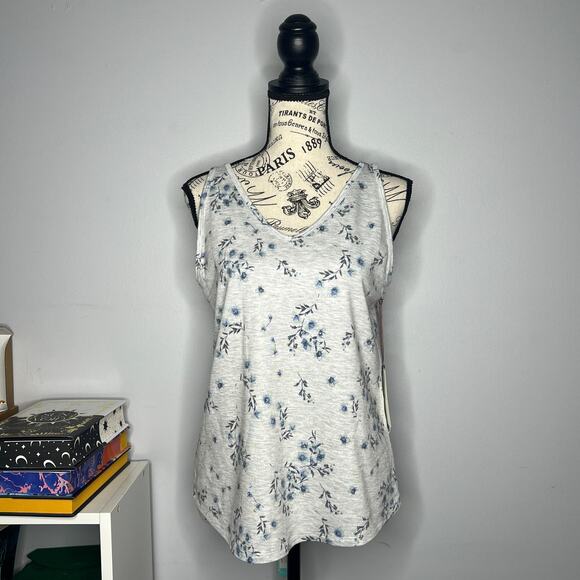 Awhile (S) Gia Loungewear Tank - Stitch Fix Double V Recycled Poly Terry Swing - Picture 14 of 14